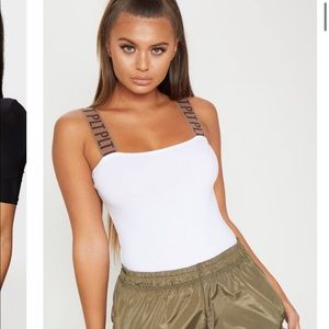 Pretty little thing bodysuit with thick straps